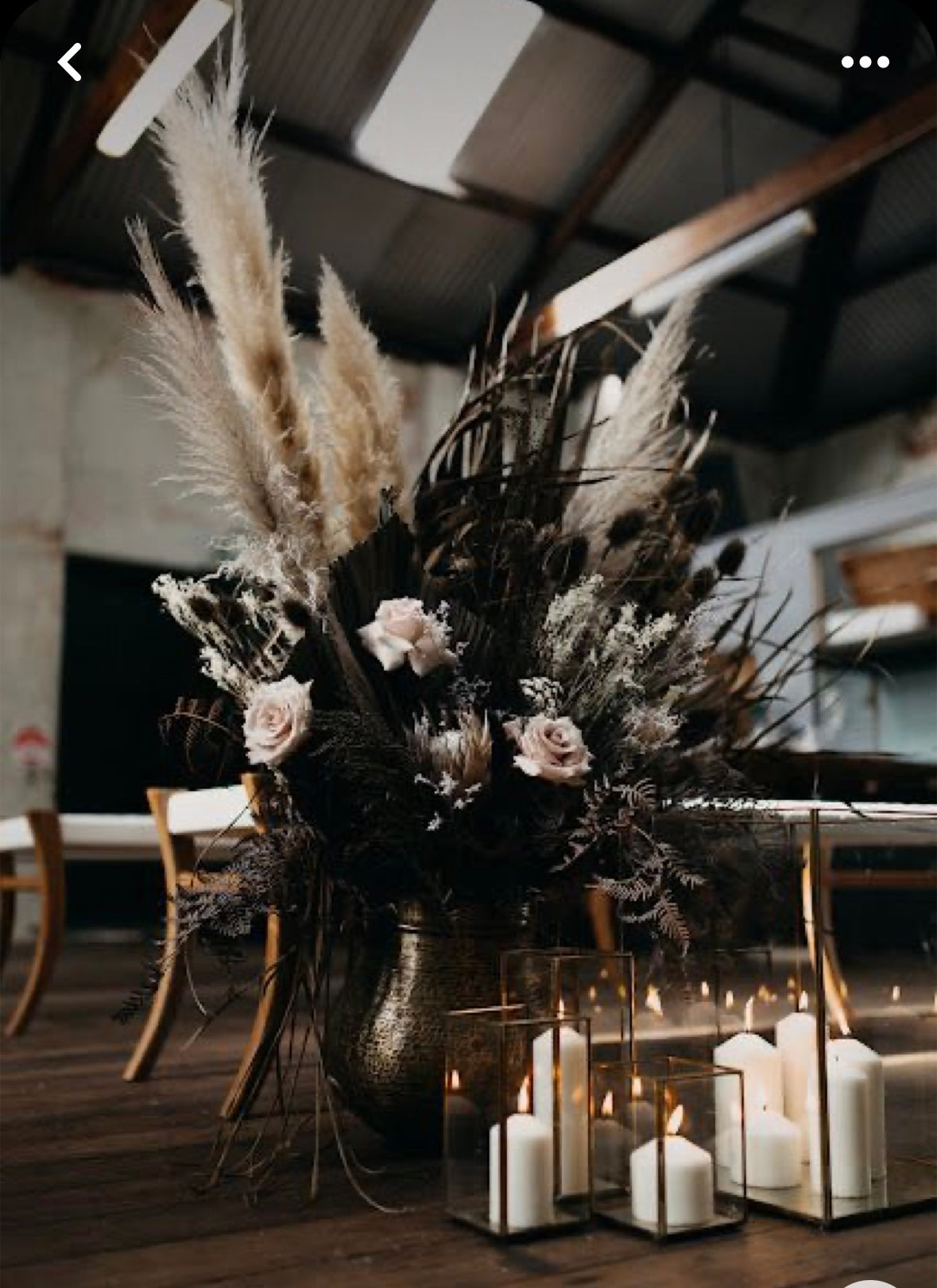 Includes 3 Palms: 12"W X 17"L Charcoal BLACK Medium Dried Palm Leaf | Palm Fan | Tropical Decor | DIY Floral Arrangements | Home | Party | Wedding | Boho Decor | Free Ships Flat, Ready to Use! 3 PCS