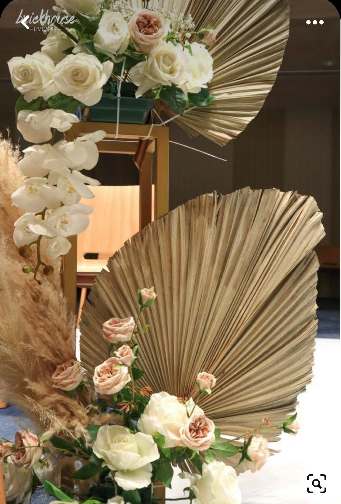 20X15" LARGE Natural Sun-Dried Boho-Style Palm Leaf Home Decor, Free Shipping!