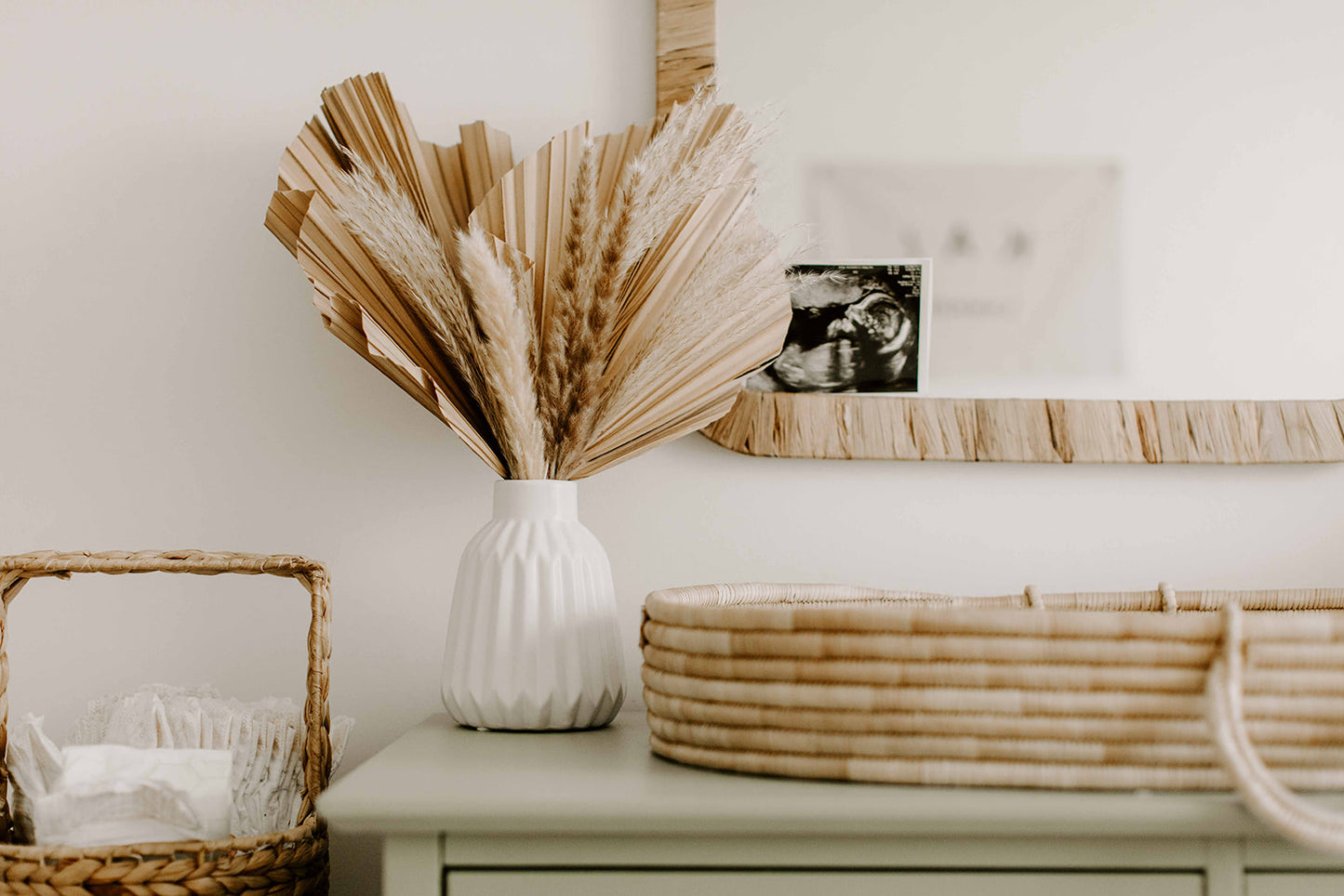 Includes 3 Palms: 12"W X 17"L Medium BEIGE Neutral Dried Palm Leaf | Palm Fan | Tropical Decor | DIY Floral Arrangements | Home | Party | Wedding | Boho Decor | Free Ships Flat, Ready to Use! 3 PCS