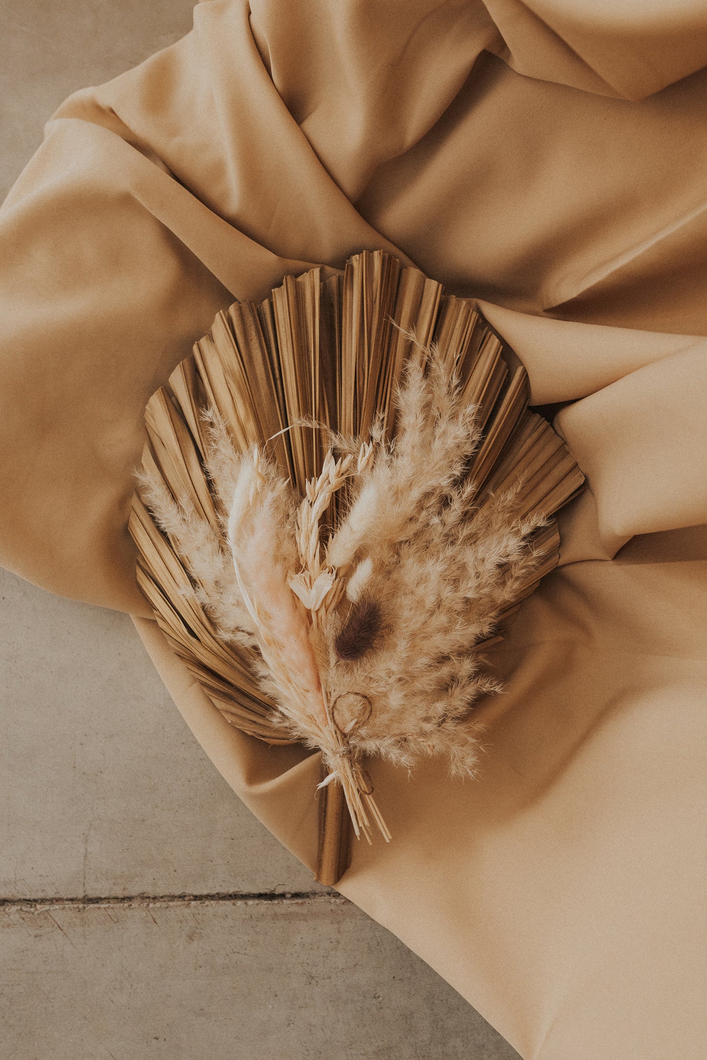 Includes 3 Palms: 12"W X 17"L Medium GOLD Dried Palm Leaf | Palm Fan | Tropical Decor | DIY Floral Arrangements | Home | Party | Wedding | Boho Decor | Free Ships Flat, Ready to Use! 3 PCS