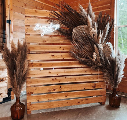 3ft. JUMBO Palm Leaf, Wispy-Ended Dried Palm Leaves, Beige Palm, Natural Sun-Dried Palm Leaf, 🌿 Luxe Dried Palm Leaves – Natural Minimalist Statement Décor