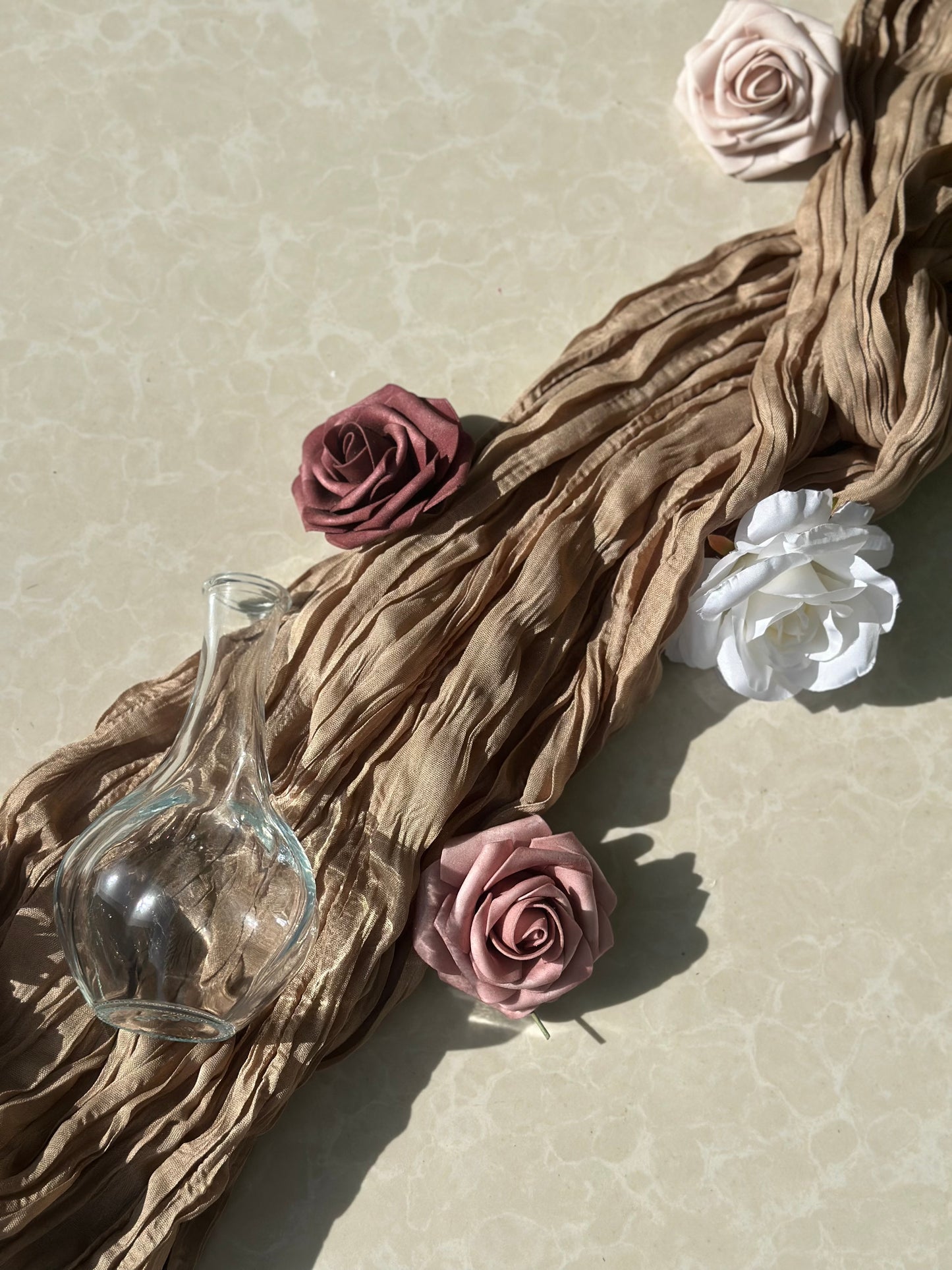 Mini Pampass Grass & Palm Bouquet Bundle + FREE Vase + FREE Shipping