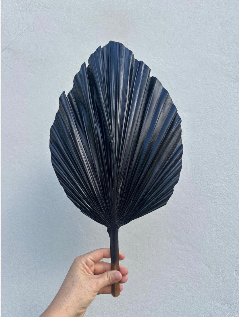 14” Custom Color Painted Palm Leaves (no extra cost) 3pcs