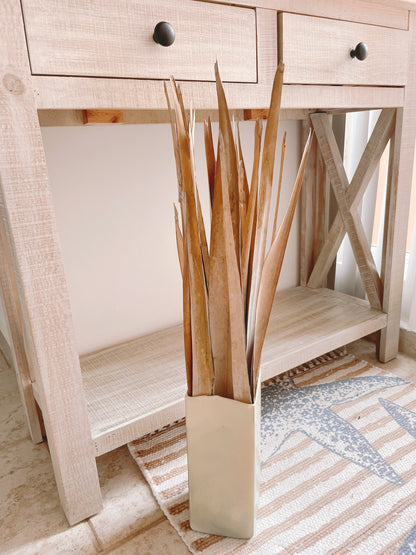 28" Tall Dried Wild Loose Leaf Bundle Statement Palm Leaves