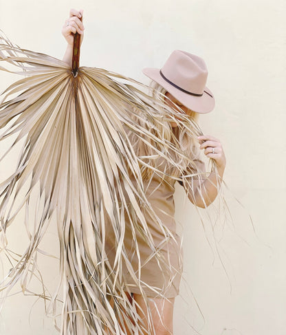 3ft. JUMBO Palm Leaf, Wispy-Ended Dried Palm Leaves, Beige Palm, Natural Sun-Dried Palm Leaf, 🌿 Luxe Dried Palm Leaves – Natural Minimalist Statement Décor